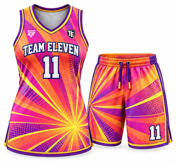 Sunburst Women's Court Kit design concept