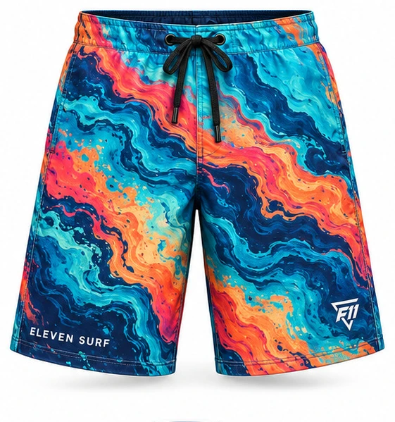 Molten Reef Board Shorts design concept