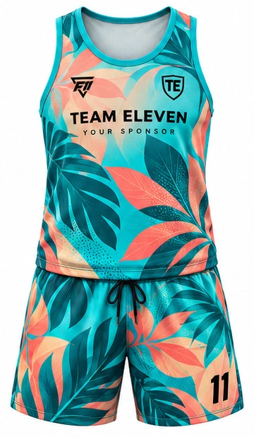 Tropic Beach Volleyball Set design concept