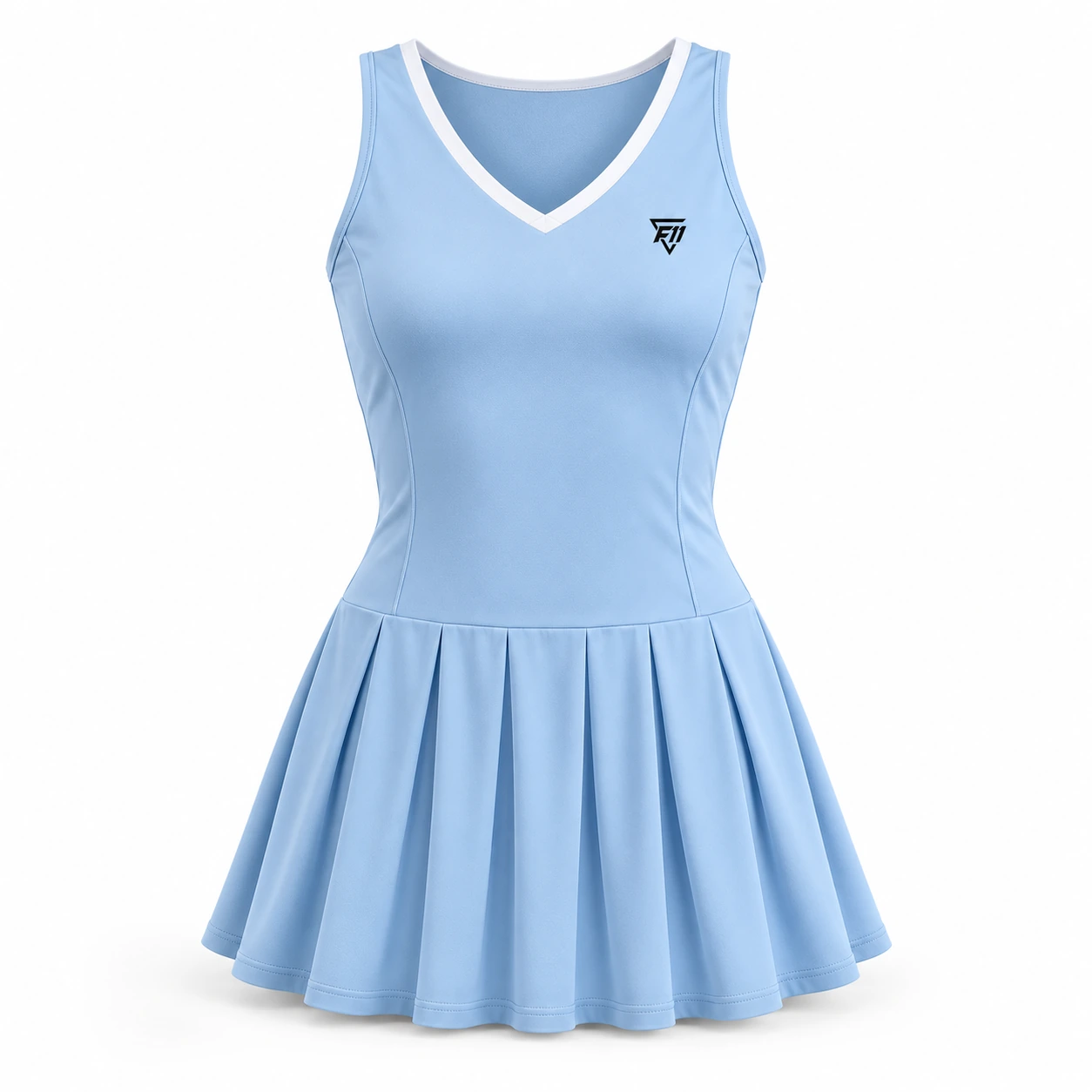 Sky Blue Tennis Dress design concept